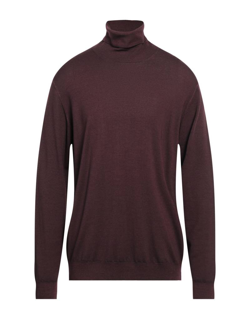 FILIPPO DE LAURENTIIS Rollkragenpullover Herren Bordeaux von FILIPPO DE LAURENTIIS