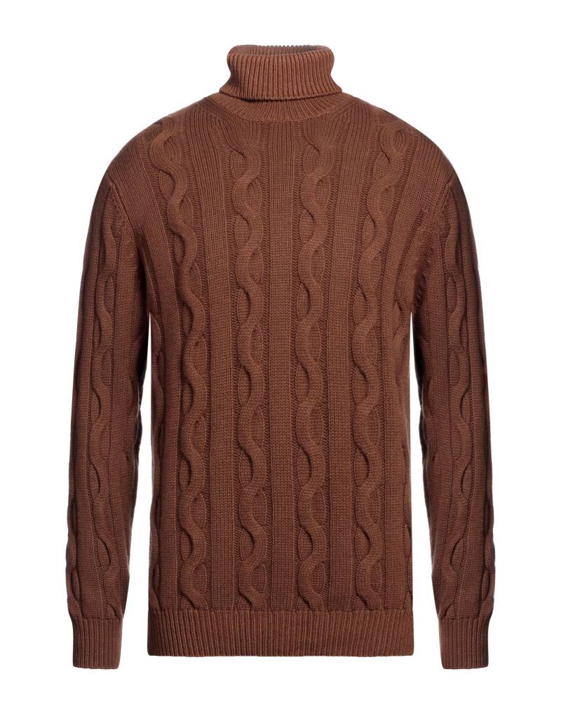 FILIPPO DE LAURENTIIS Rollkragenpullover Herren Braun von FILIPPO DE LAURENTIIS