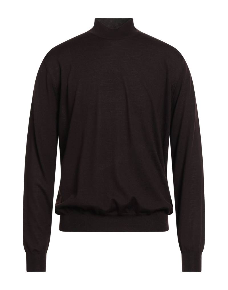 FILIPPO DE LAURENTIIS Rollkragenpullover Herren Dunkelbraun von FILIPPO DE LAURENTIIS