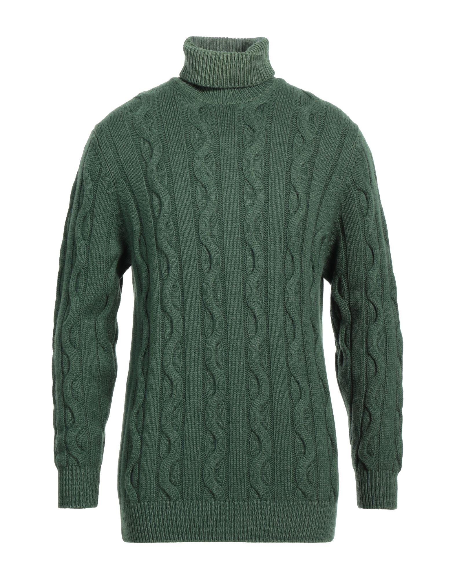 FILIPPO DE LAURENTIIS Rollkragenpullover Herren Grün von FILIPPO DE LAURENTIIS