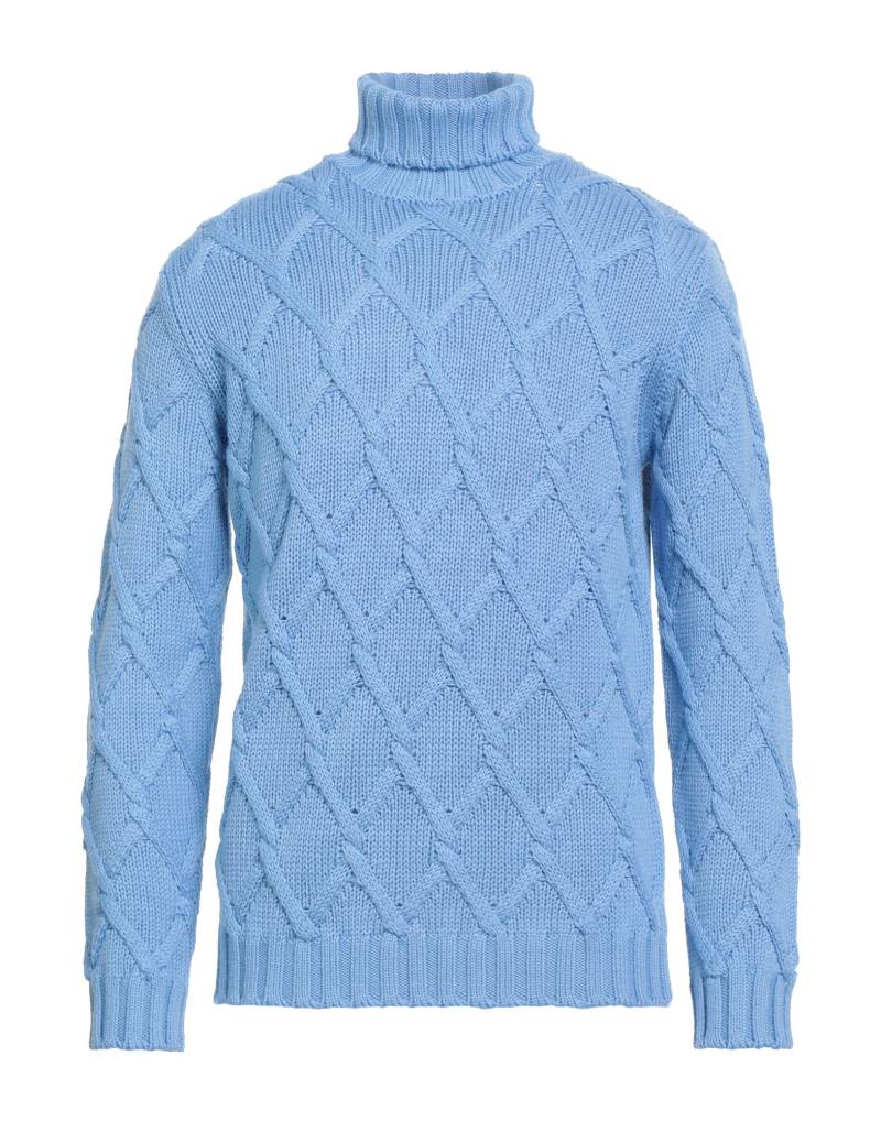 FILIPPO DE LAURENTIIS Rollkragenpullover Herren Hellblau von FILIPPO DE LAURENTIIS