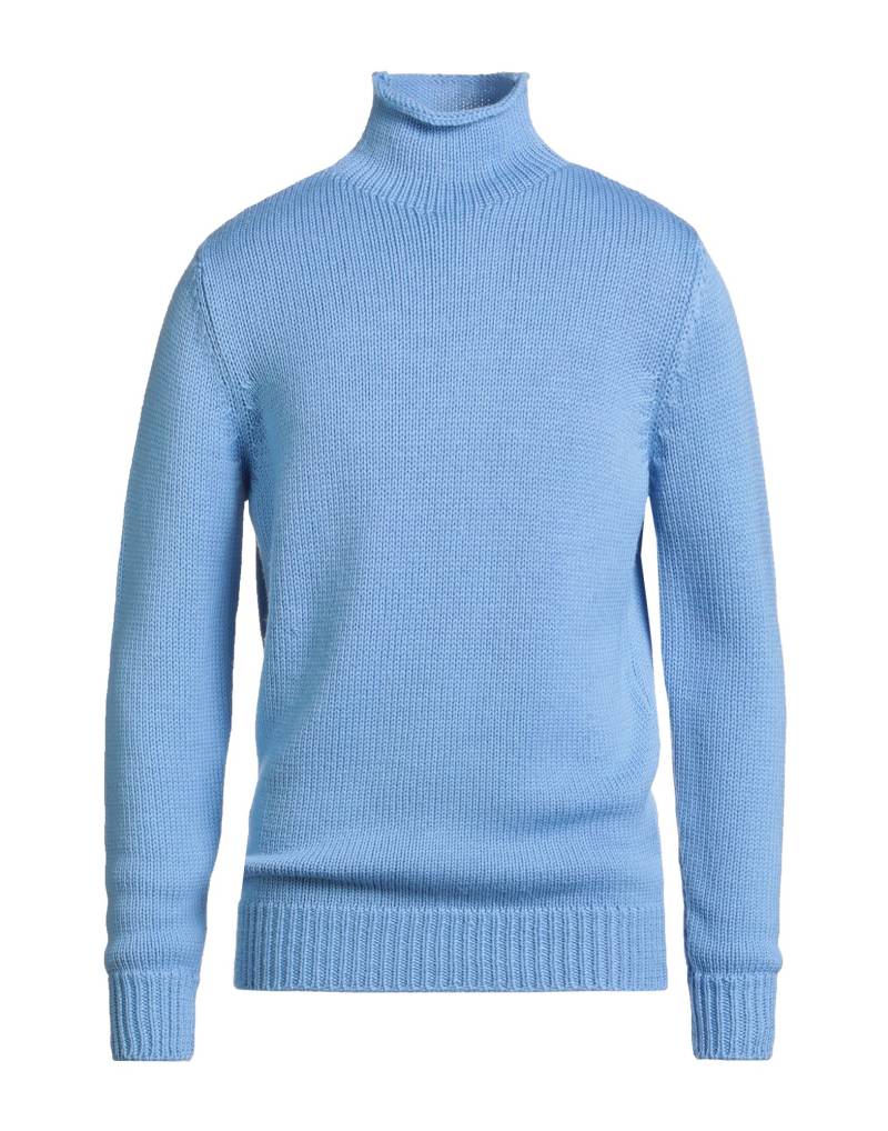 FILIPPO DE LAURENTIIS Rollkragenpullover Herren Hellblau von FILIPPO DE LAURENTIIS
