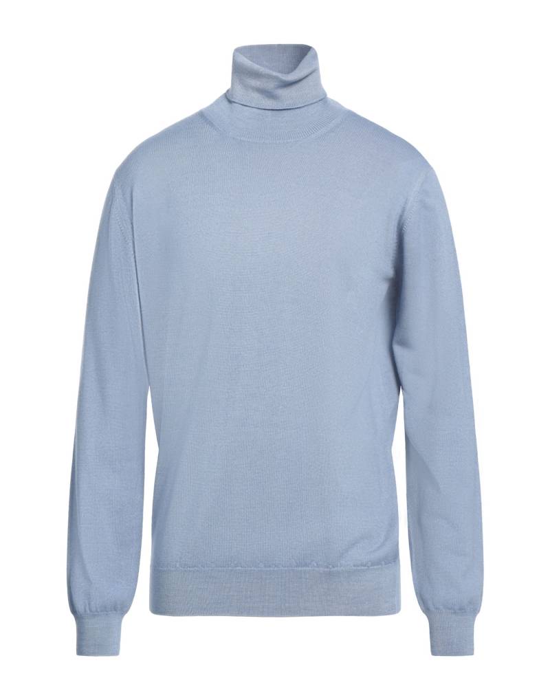FILIPPO DE LAURENTIIS Rollkragenpullover Herren Hellblau von FILIPPO DE LAURENTIIS