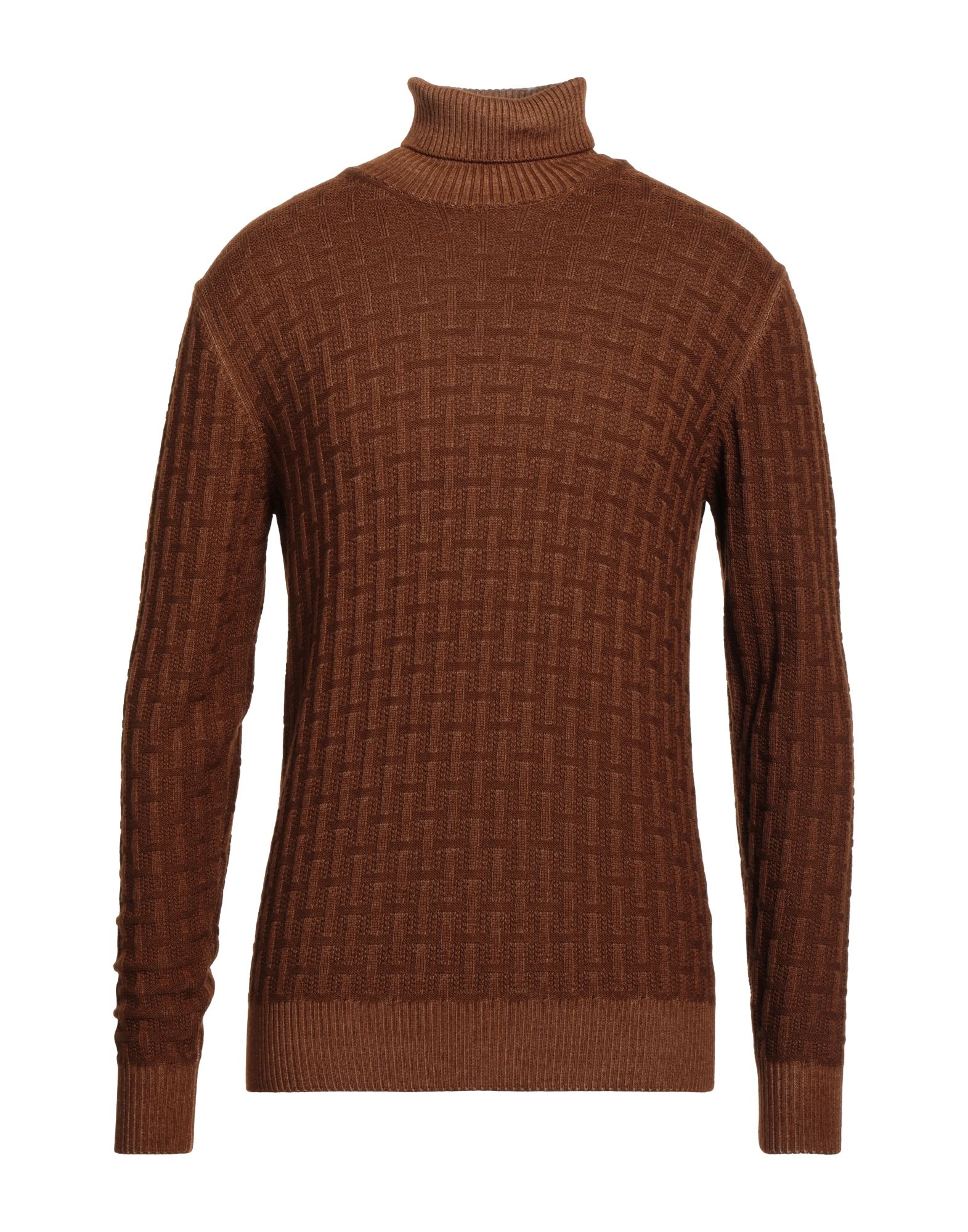 FILIPPO DE LAURENTIIS Rollkragenpullover Herren Kamel von FILIPPO DE LAURENTIIS