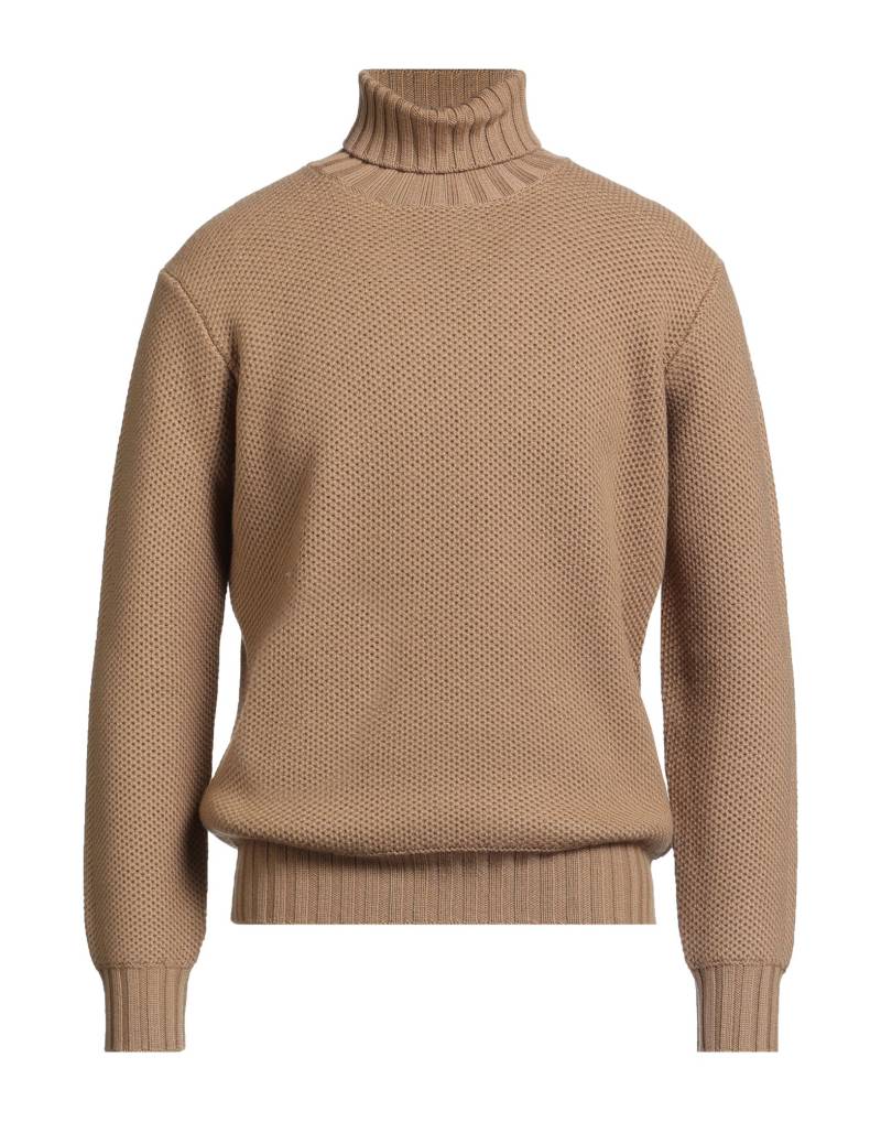 FILIPPO DE LAURENTIIS Rollkragenpullover Herren Kamel von FILIPPO DE LAURENTIIS