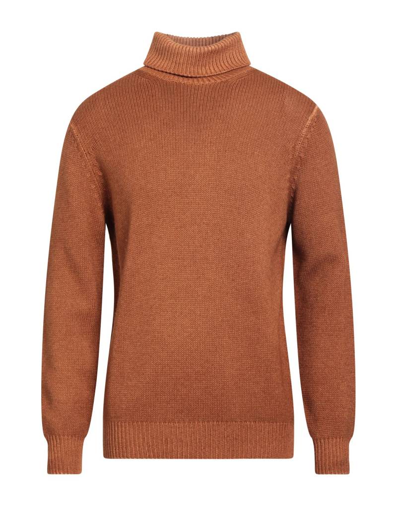 FILIPPO DE LAURENTIIS Rollkragenpullover Herren Lederfarben von FILIPPO DE LAURENTIIS