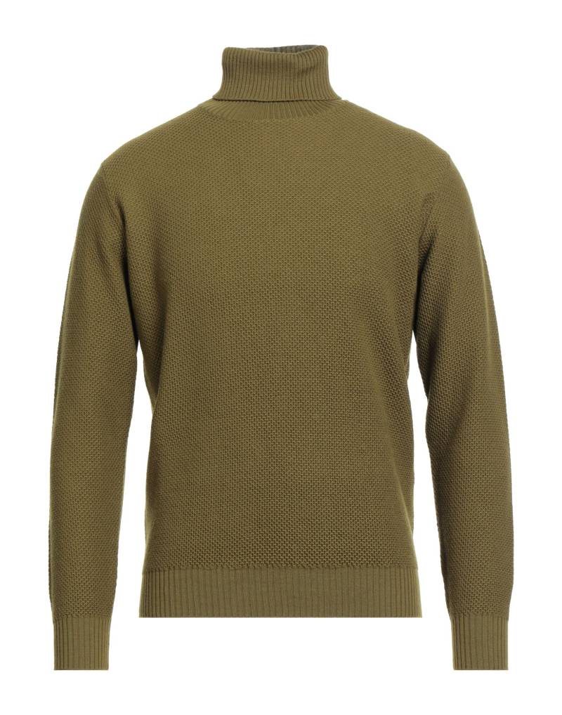FILIPPO DE LAURENTIIS Rollkragenpullover Herren Militärgrün von FILIPPO DE LAURENTIIS