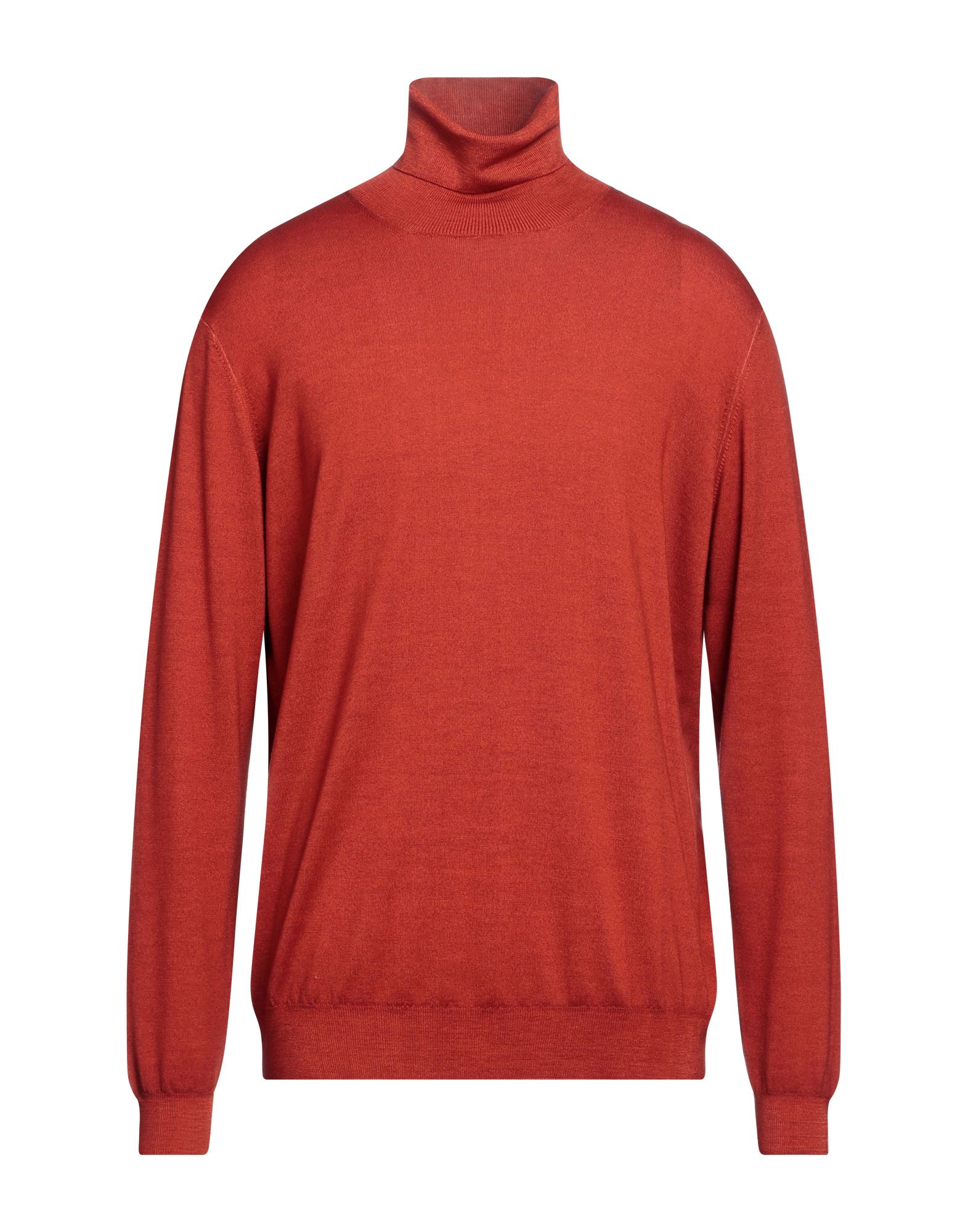 FILIPPO DE LAURENTIIS Rollkragenpullover Herren Rostrot von FILIPPO DE LAURENTIIS