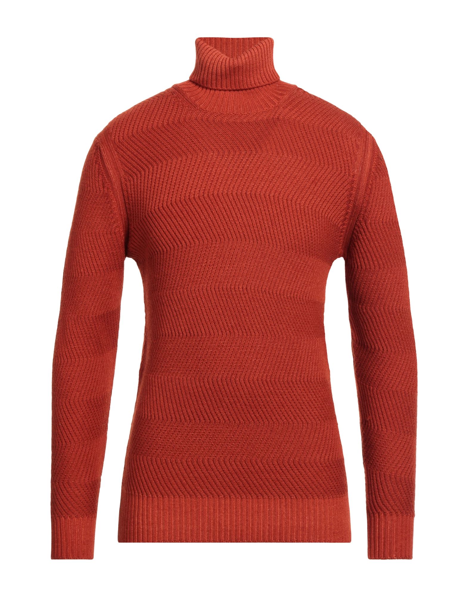 FILIPPO DE LAURENTIIS Rollkragenpullover Herren Rostrot von FILIPPO DE LAURENTIIS