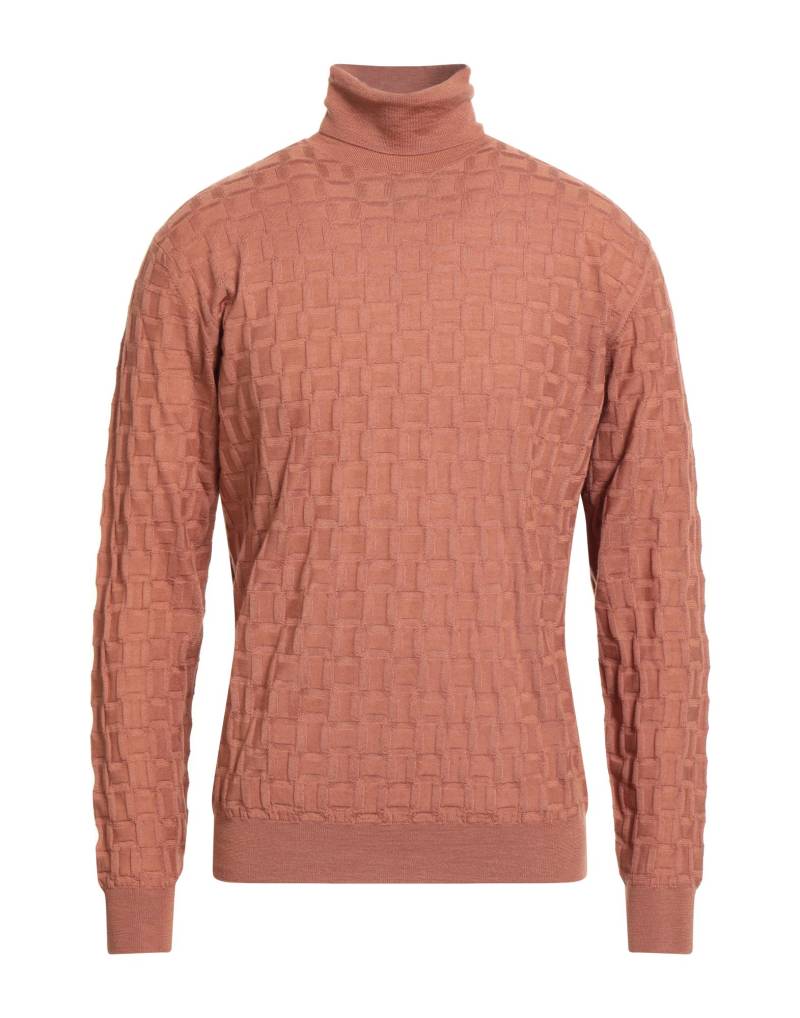 FILIPPO DE LAURENTIIS Rollkragenpullover Herren Rostrot von FILIPPO DE LAURENTIIS