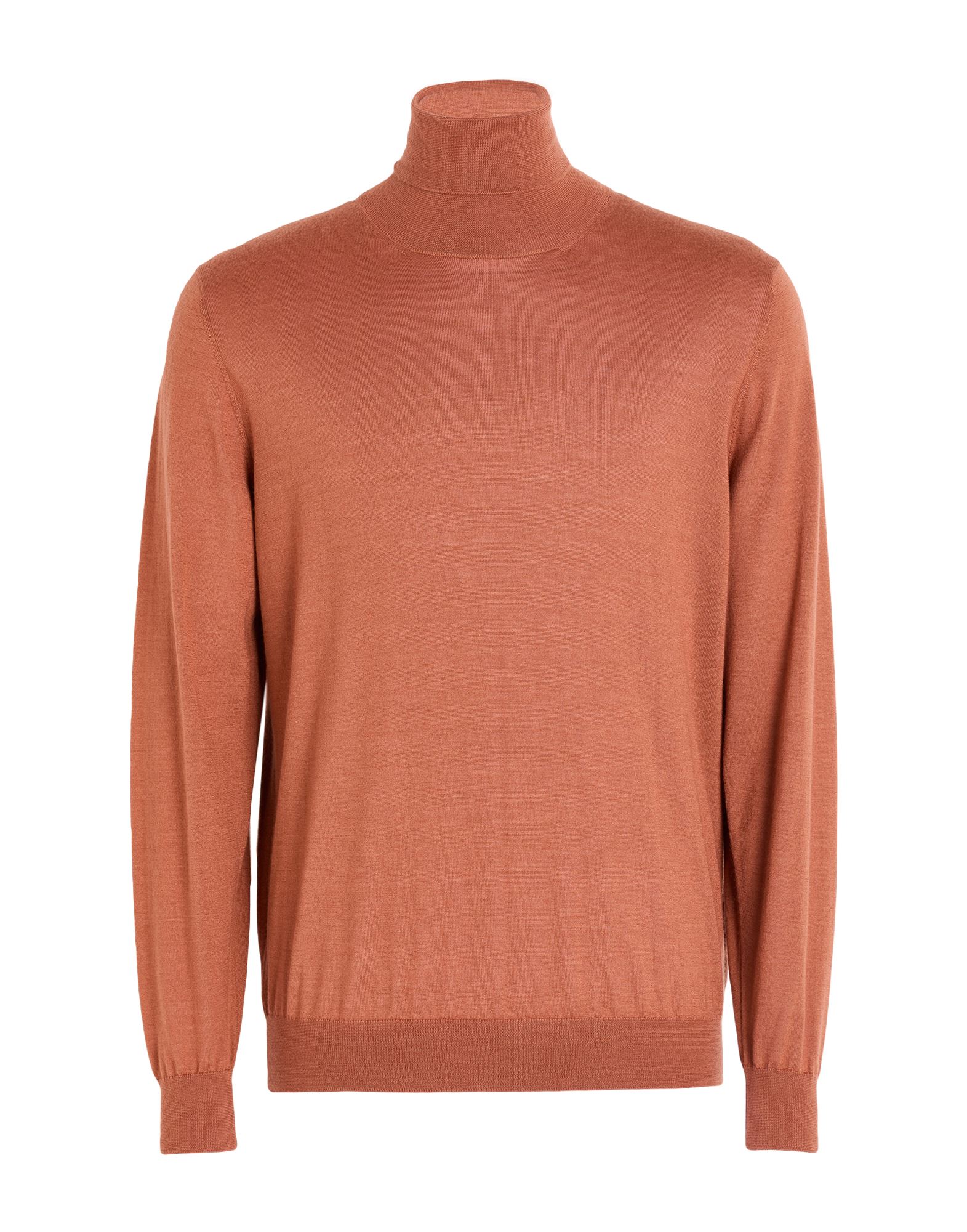 FILIPPO DE LAURENTIIS Rollkragenpullover Herren Rostrot von FILIPPO DE LAURENTIIS