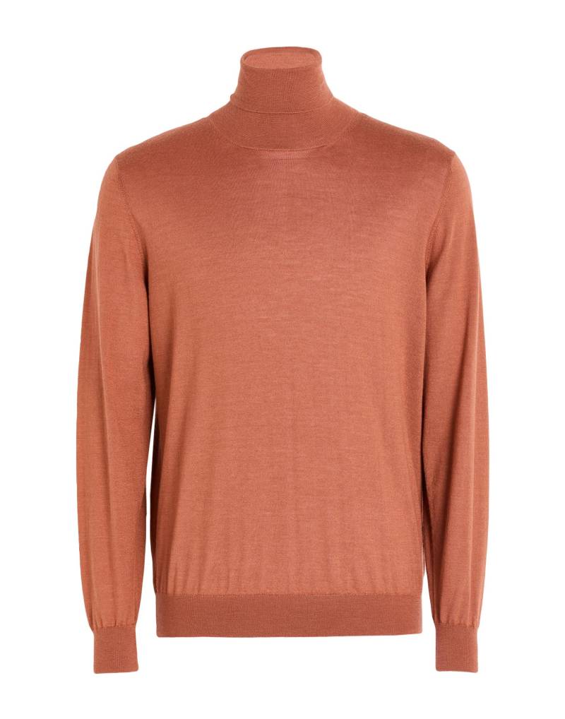 FILIPPO DE LAURENTIIS Rollkragenpullover Herren Rostrot von FILIPPO DE LAURENTIIS