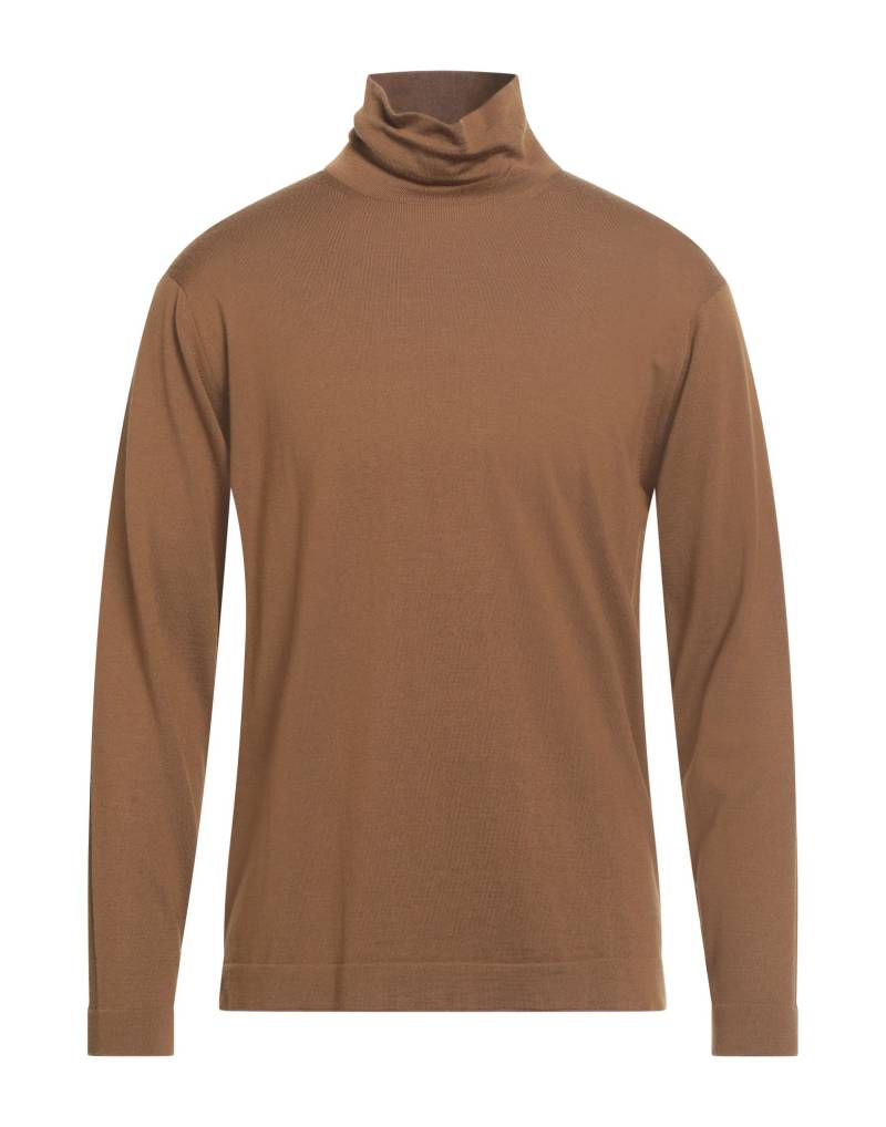FILIPPO DE LAURENTIIS Rollkragenpullover Herren Sand von FILIPPO DE LAURENTIIS