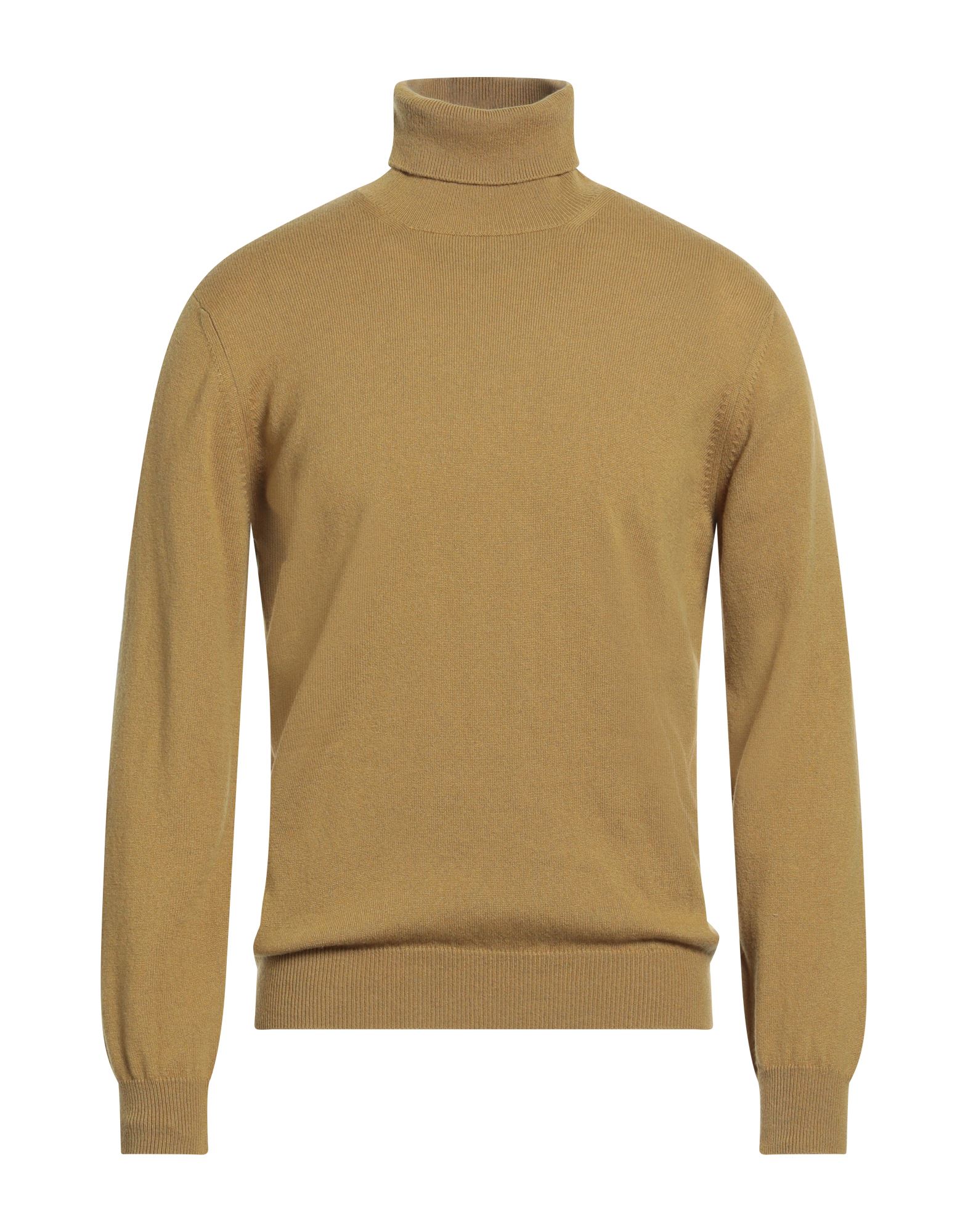 FILIPPO DE LAURENTIIS Rollkragenpullover Herren Senf von FILIPPO DE LAURENTIIS