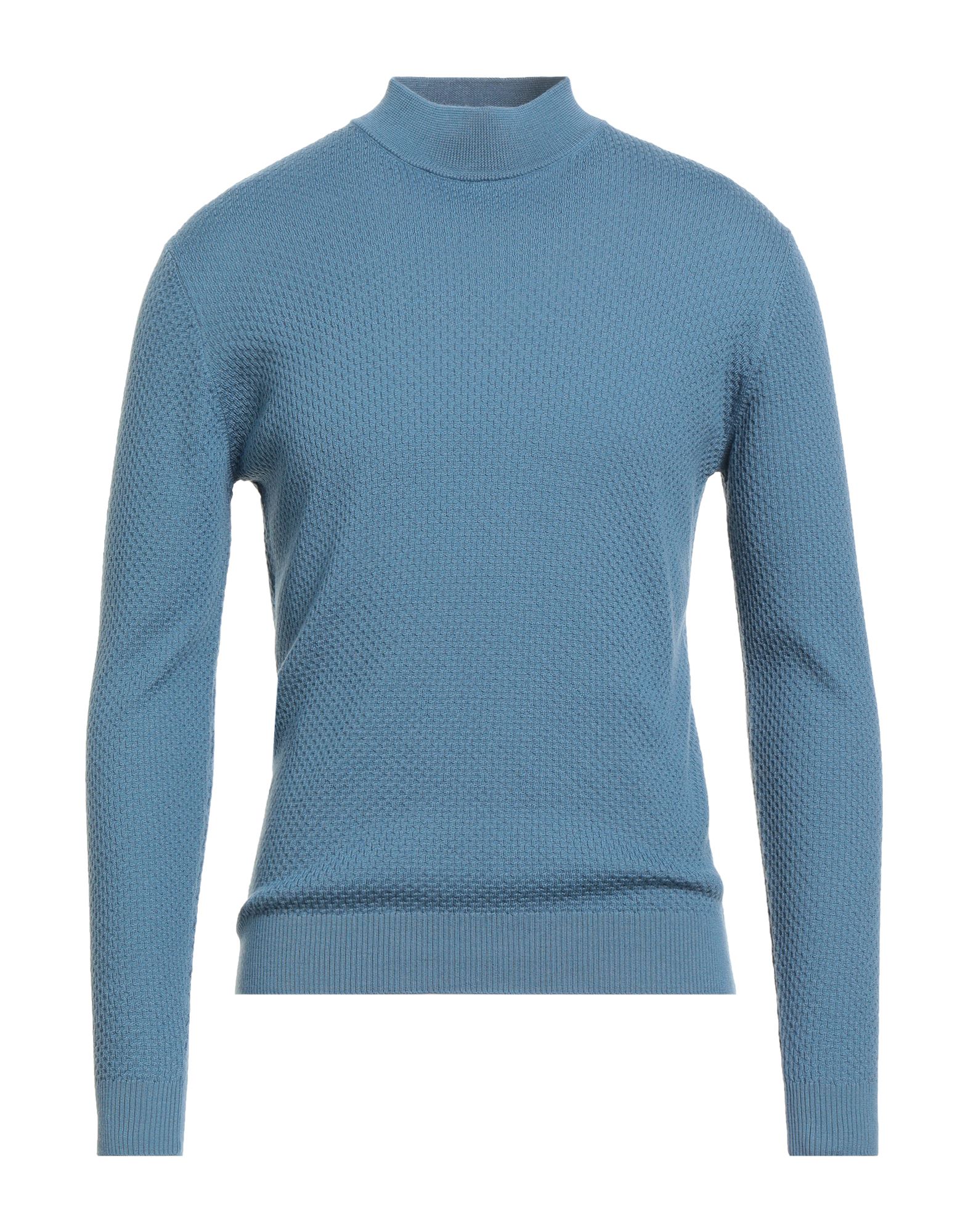 FILIPPO DE LAURENTIIS Rollkragenpullover Herren Taubenblau von FILIPPO DE LAURENTIIS
