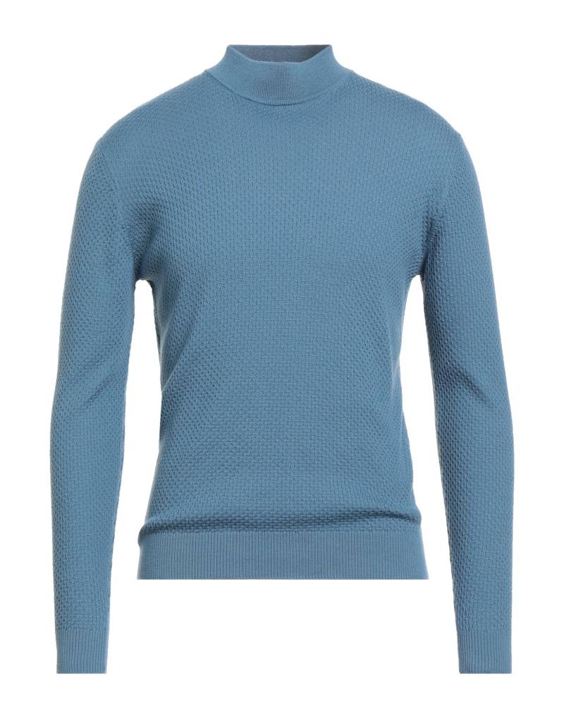 FILIPPO DE LAURENTIIS Rollkragenpullover Herren Taubenblau von FILIPPO DE LAURENTIIS