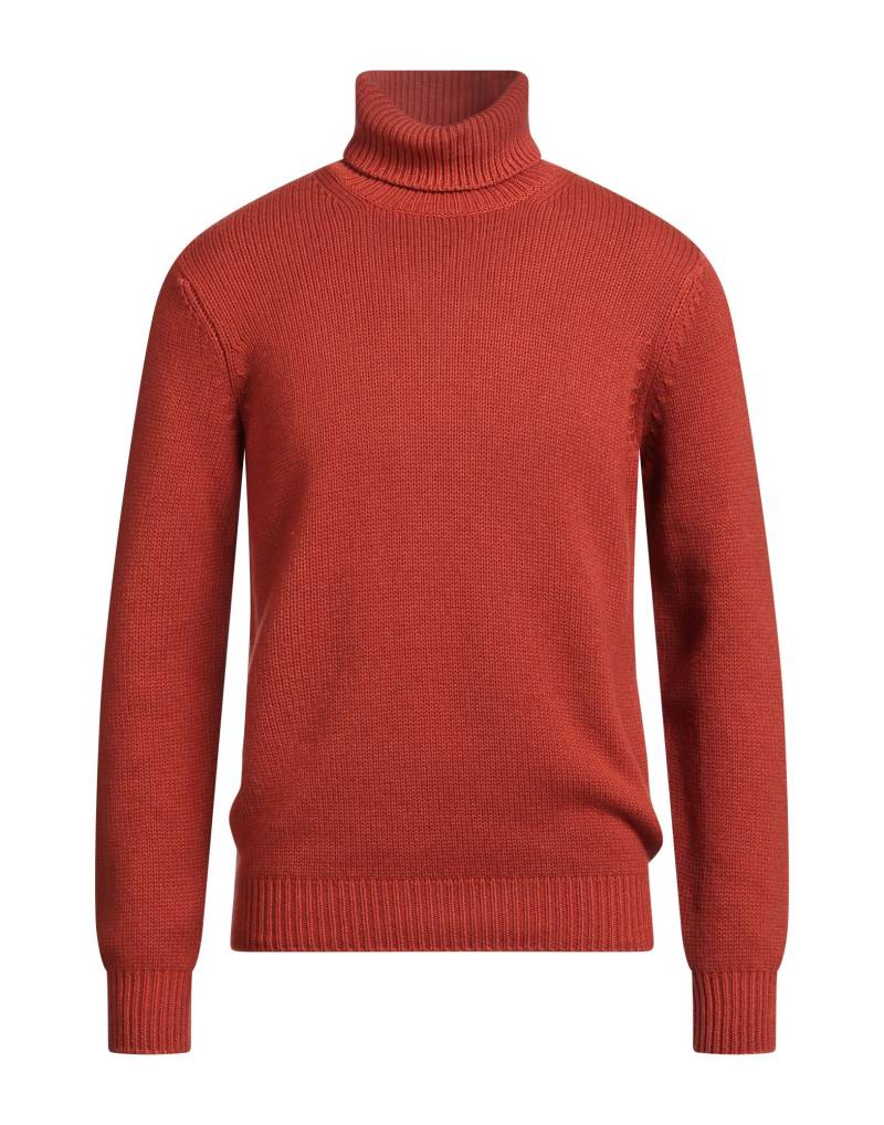 FILIPPO DE LAURENTIIS Rollkragenpullover Herren Ziegelrot von FILIPPO DE LAURENTIIS