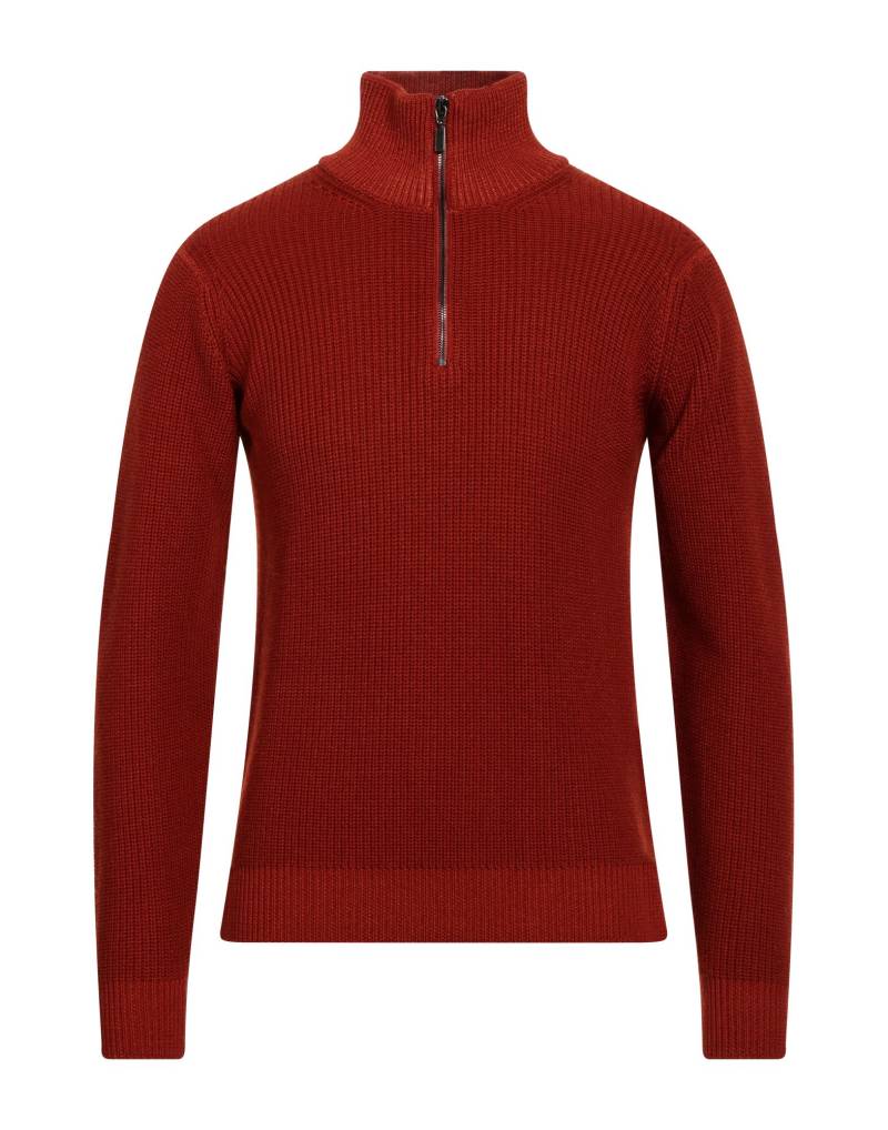 FILIPPO DE LAURENTIIS Rollkragenpullover Herren Ziegelrot von FILIPPO DE LAURENTIIS