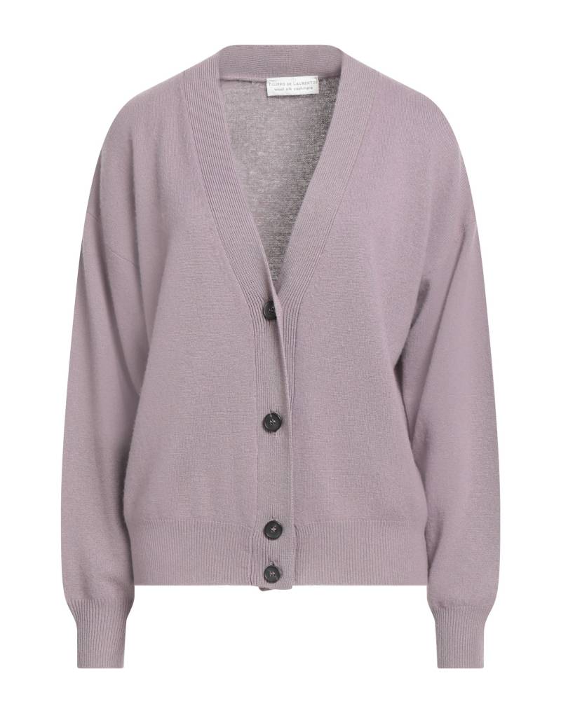 FILIPPO DE LAURENTIIS Strickjacke Damen Malve von FILIPPO DE LAURENTIIS