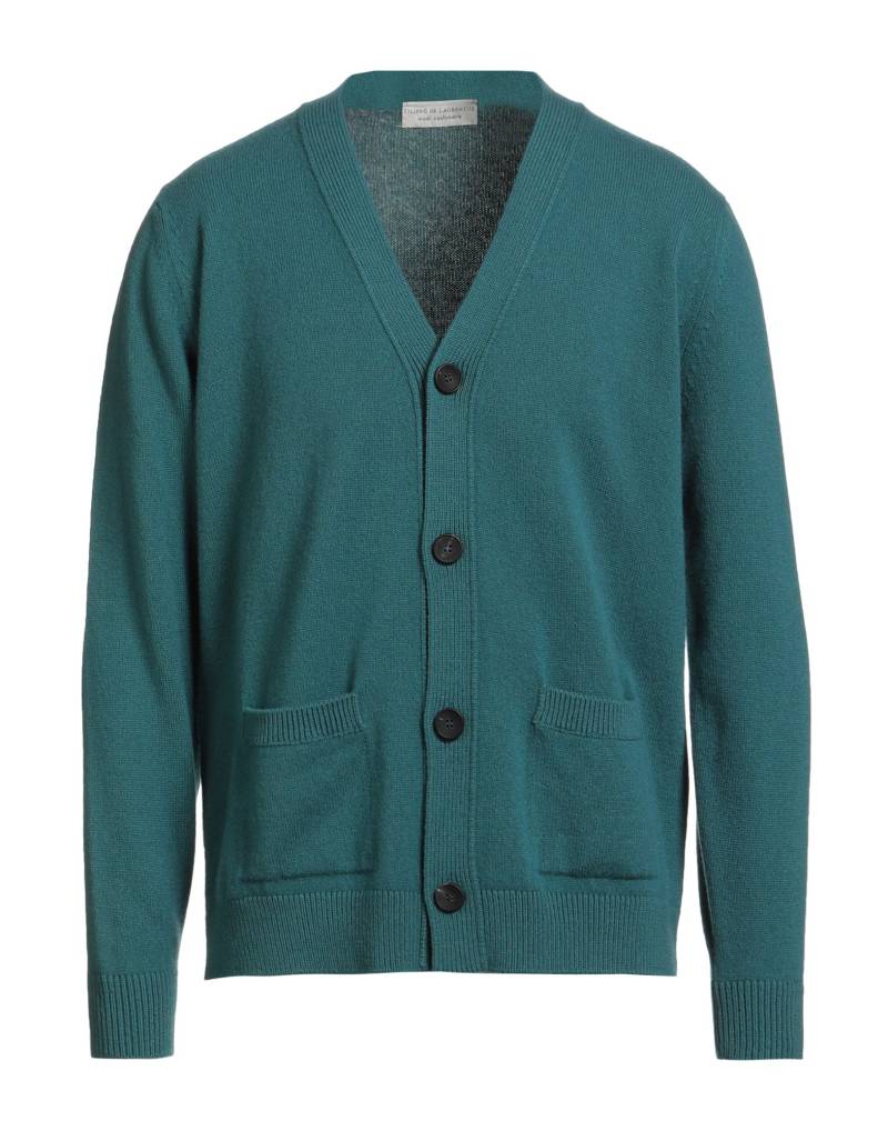 FILIPPO DE LAURENTIIS Strickjacke Herren Aquamarin von FILIPPO DE LAURENTIIS