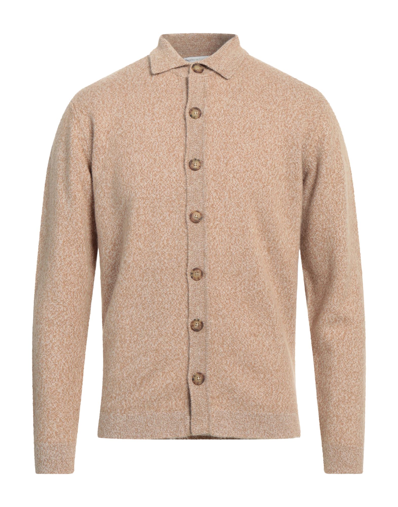 FILIPPO DE LAURENTIIS Strickjacke Herren Beige von FILIPPO DE LAURENTIIS