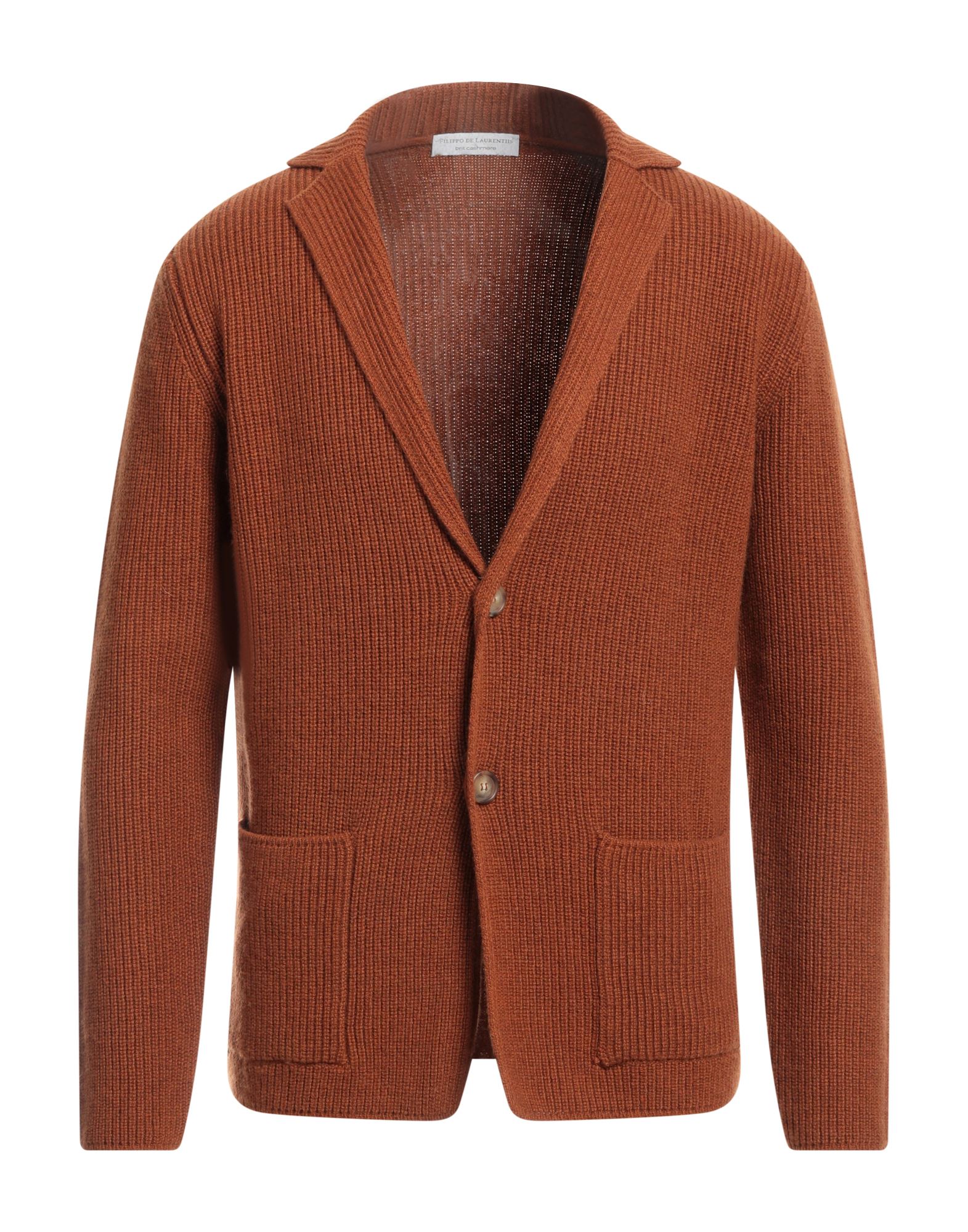 FILIPPO DE LAURENTIIS Strickjacke Herren Braun von FILIPPO DE LAURENTIIS