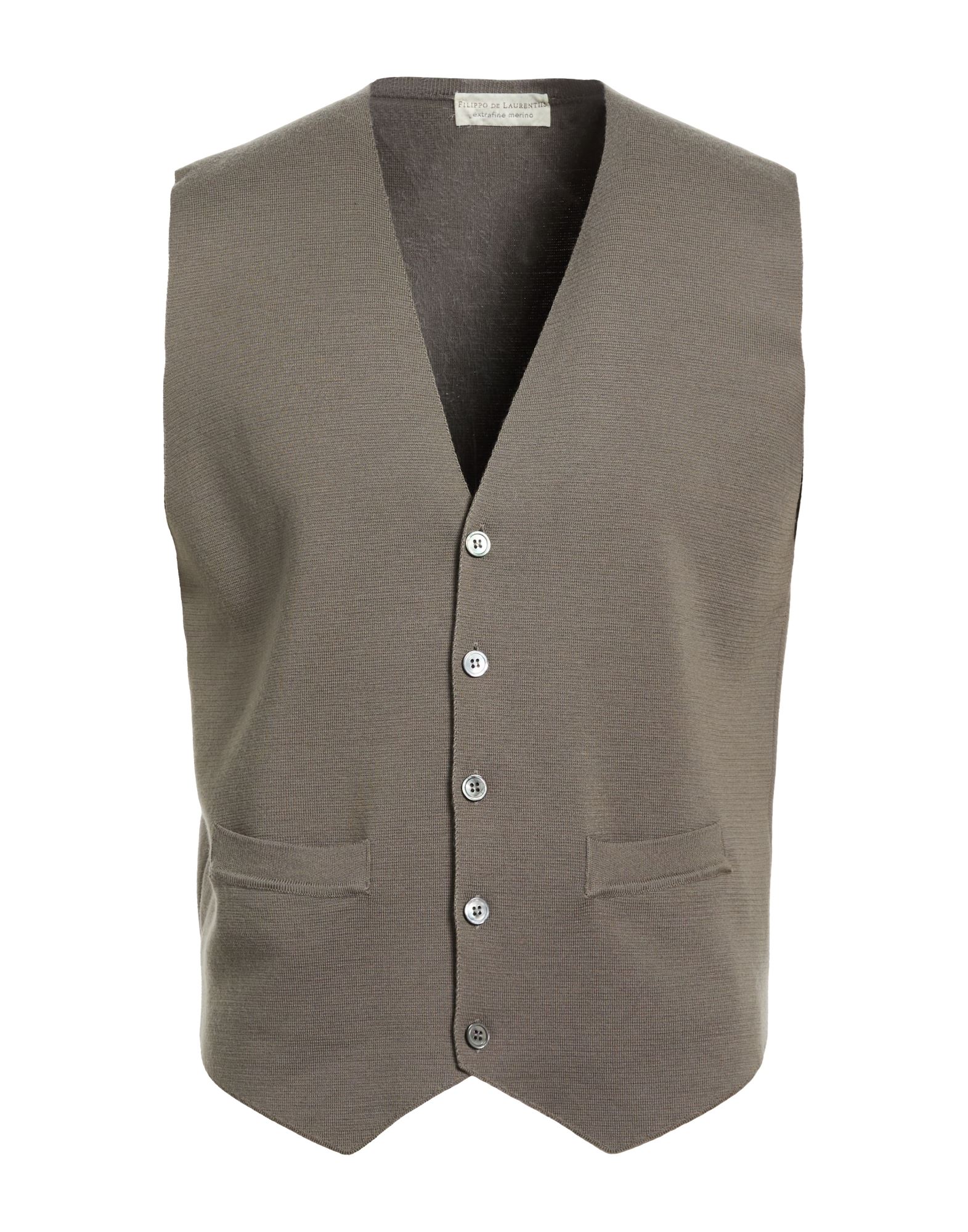 FILIPPO DE LAURENTIIS Strickjacke Herren Grau von FILIPPO DE LAURENTIIS