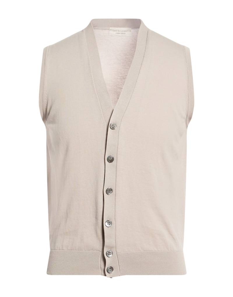 FILIPPO DE LAURENTIIS Strickjacke Herren Hellgrau von FILIPPO DE LAURENTIIS