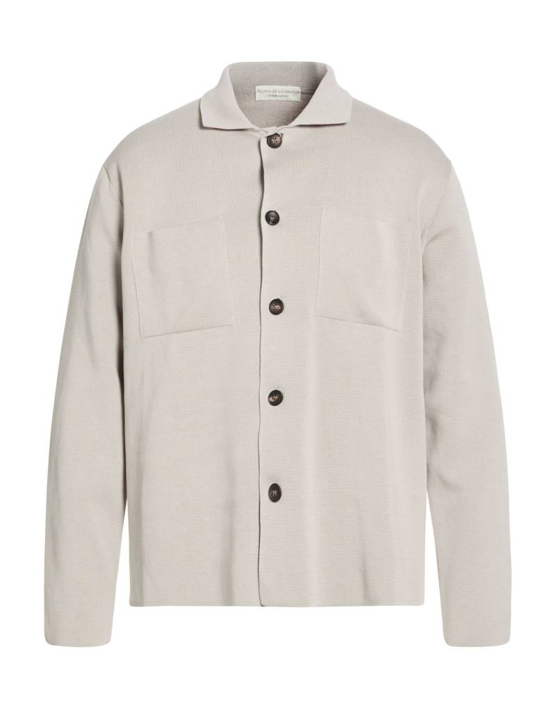 FILIPPO DE LAURENTIIS Strickjacke Herren Hellgrau von FILIPPO DE LAURENTIIS