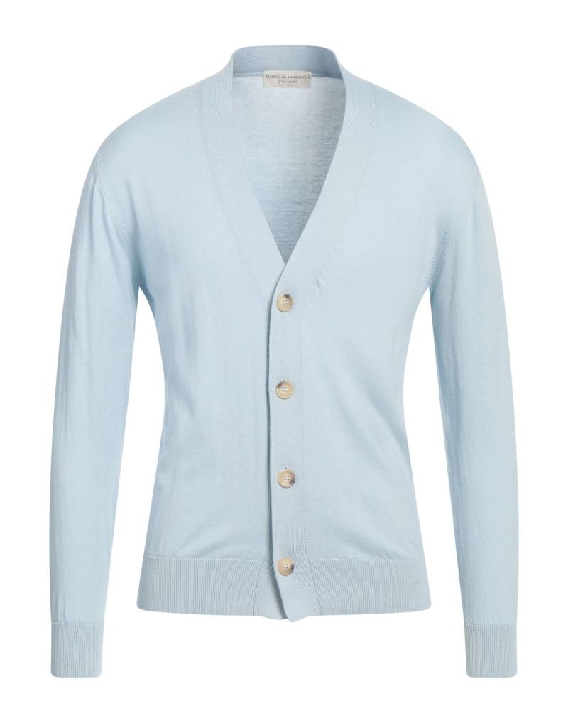 FILIPPO DE LAURENTIIS Strickjacke Herren Himmelblau von FILIPPO DE LAURENTIIS