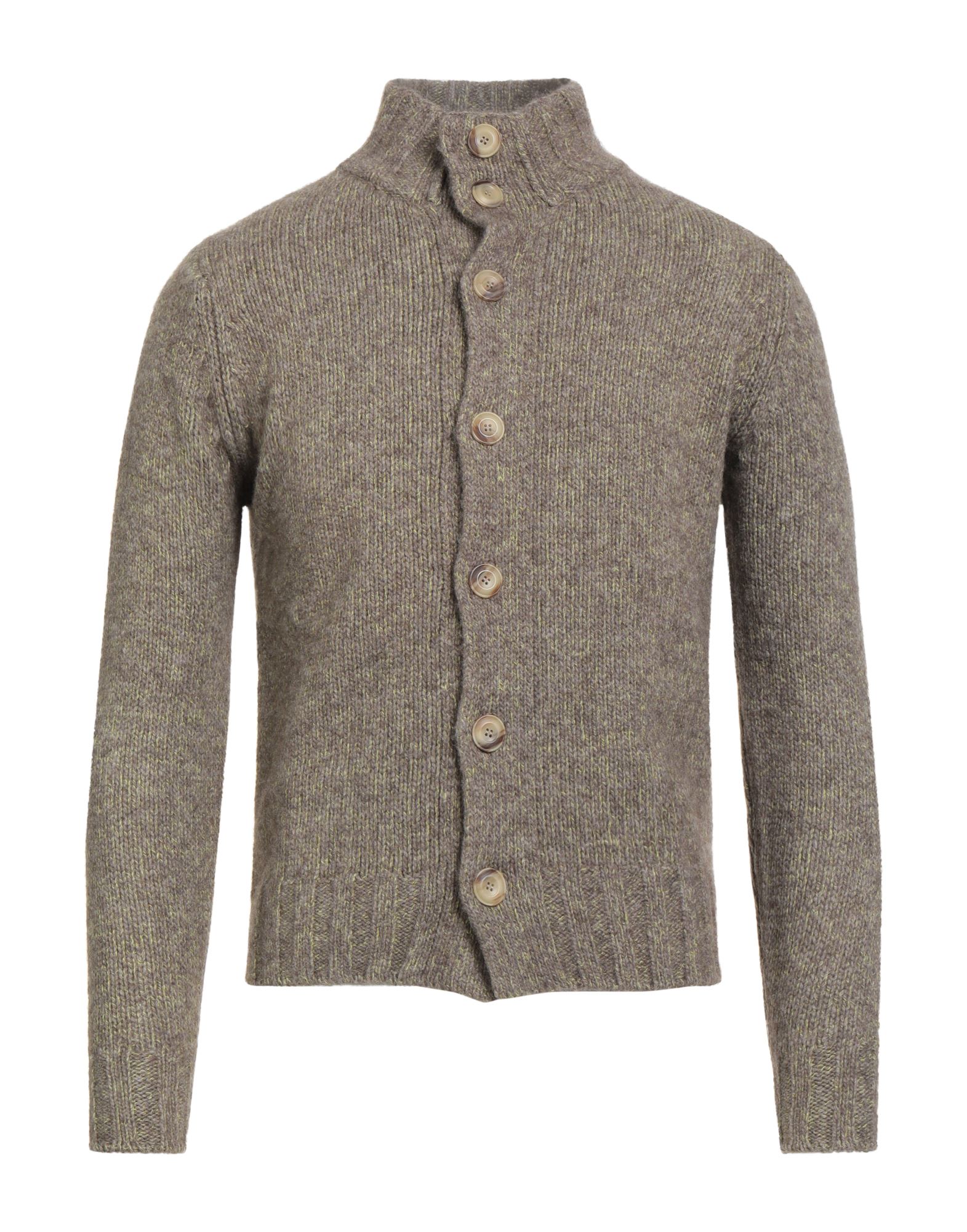 FILIPPO DE LAURENTIIS Strickjacke Herren Maulwurfsgrau von FILIPPO DE LAURENTIIS