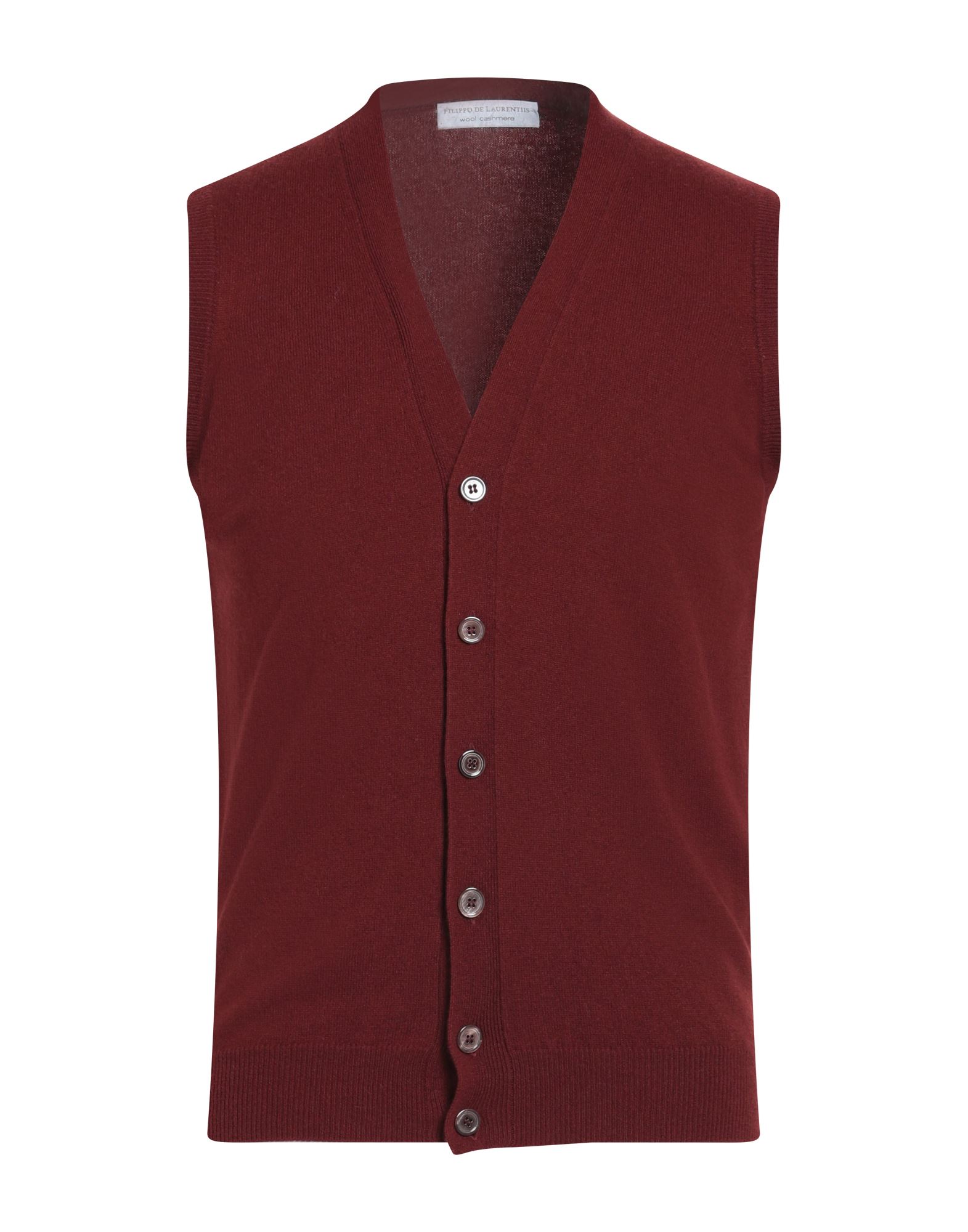 FILIPPO DE LAURENTIIS Strickjacke Herren Rostrot von FILIPPO DE LAURENTIIS