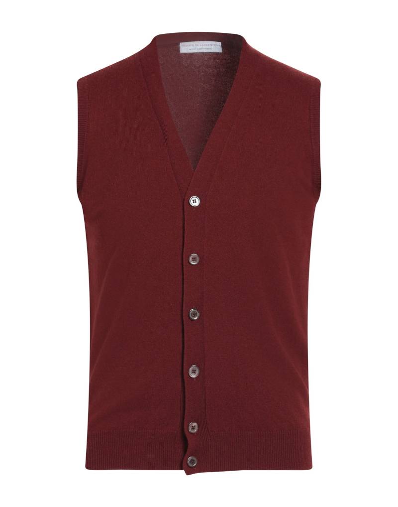 FILIPPO DE LAURENTIIS Strickjacke Herren Rostrot von FILIPPO DE LAURENTIIS