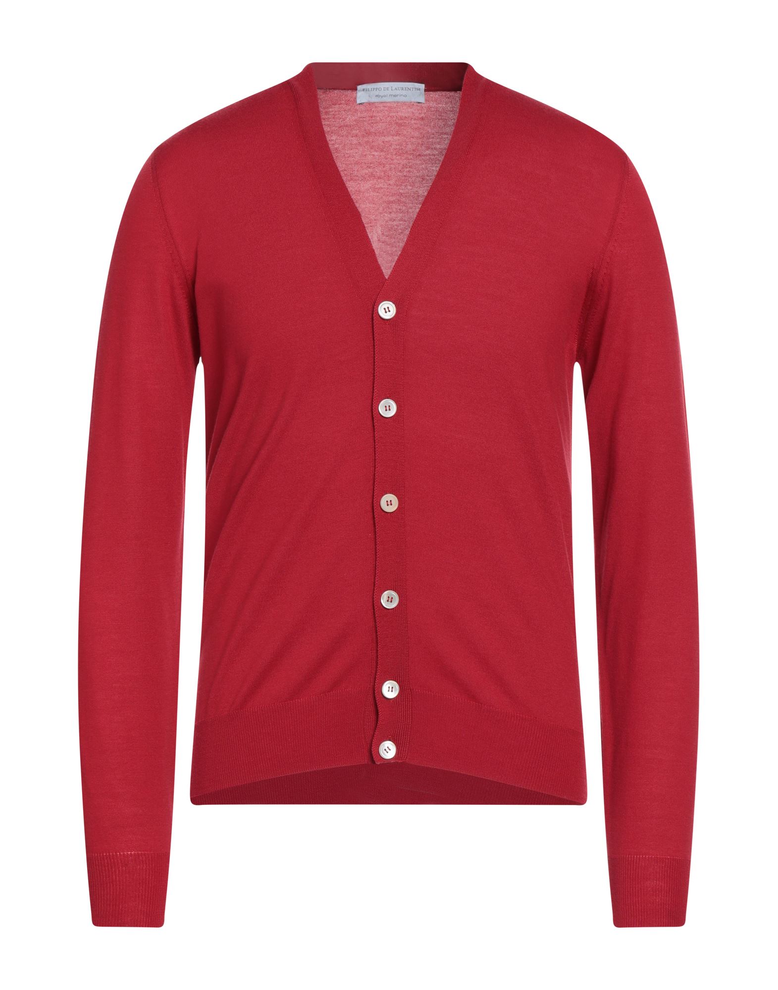 FILIPPO DE LAURENTIIS Strickjacke Herren Rot von FILIPPO DE LAURENTIIS