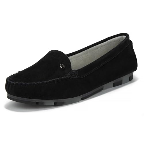 FILIPPO Loafer Damen Schwarz Leder - Slipper & Mokassins für Damen - Wildleder Schuhe - 38 von FILIPPO