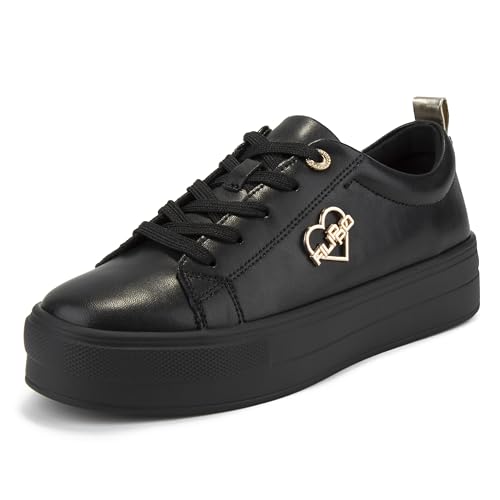 FILIPPO Plateau Sneaker Damen Schwarz Leder - Schuhe Damen Sneaker Leder - Halbschuhe - 39 FILIPPO Plateau Sneaker Damen Schwarz Leder - Schuhe Damen Sneaker Leder - Halbschuhe - 39 von FILIPPO