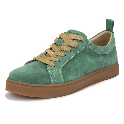 FILIPPO Sneaker Damen Grüne Leder - Schuhe Damen Sneaker Leder - Halbschuhe Frauen - 38 von FILIPPO