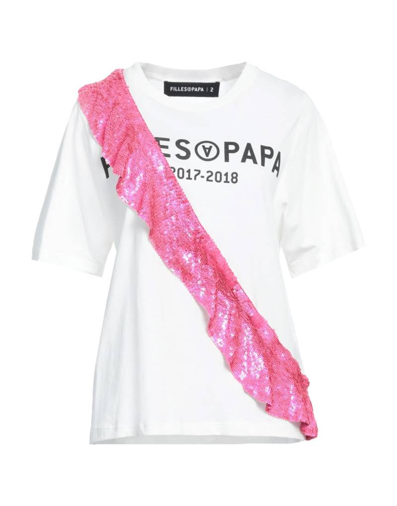 FILLES A PAPA T-shirts Damen Weiß von FILLES A PAPA