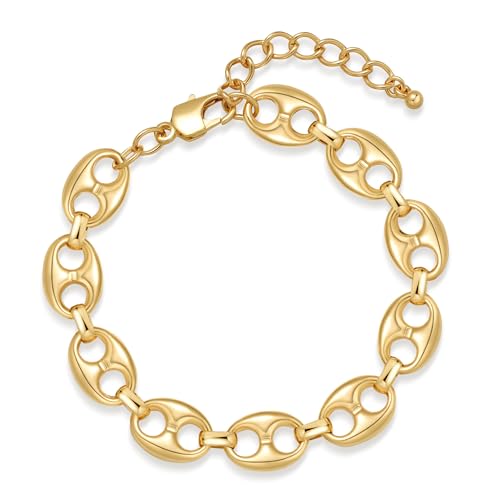 FILMOON 14k gold armbänder damen armband kubanische kette armband verstellbar kubanische kette armband geschenk 9.2 ohne edelstein 9.2 1 kein stein FILMOON 14k gold armbänder damen armband kubanische kette armband verstellbar kubanische kette armband geschenk 9.2 ohne edelstein 9.2 1 kein stein von FILMOON