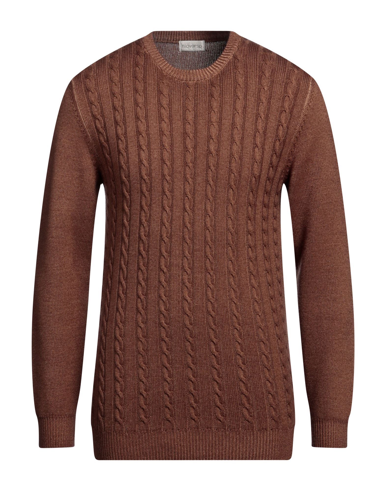 FILOVERSO Pullover Herren Braun von FILOVERSO