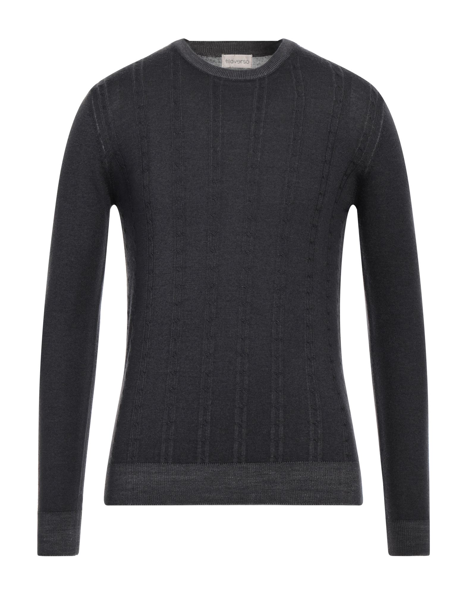 FILOVERSO Pullover Herren Grau von FILOVERSO