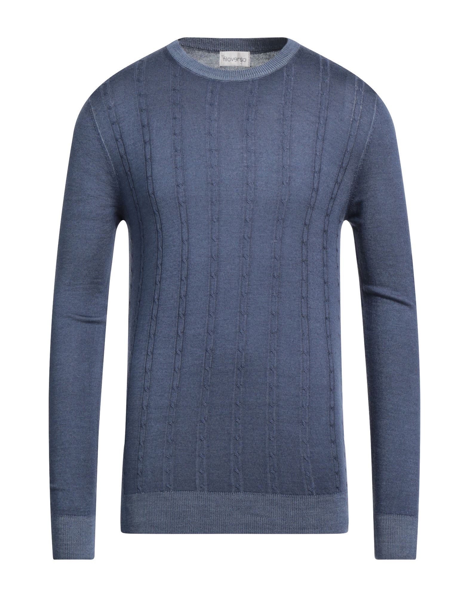 FILOVERSO Pullover Herren Taubenblau von FILOVERSO