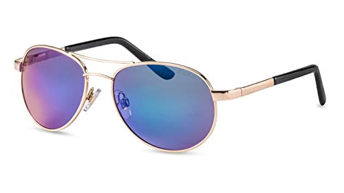 FILTRAL Kleine Pilotenbrille/Bunt verspiegelte Damen Sonnenbrille für schmale, kleine Köpfe F3046524 FILTRAL Kleine Pilotenbrille/Bunt verspiegelte Damen Sonnenbrille für schmale, kleine Köpfe F3046524 von FILTRAL