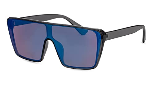FILTRAL Shield-Sonnenbrille/Verspiegelte Unisex Sonnenbrille mit Monoscheibe für Damen & Herren/100% UV-Schutz F3091724 von FILTRAL