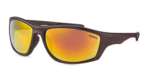 FILTRAL Sport Sonnenbrille/Verspiegelte Unisex Sportbrille für Damen & Herren aus Rezyklat F3077723 von FILTRAL