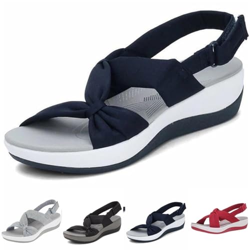 FIMWEST Bequeme orthopädische Fußgewölbeunterstützung, rutschfeste orthopädische Dämpfungssohle, Fußgewölbeunterstützung, Sandalen, blau, 38.5 EU von FIMWEST