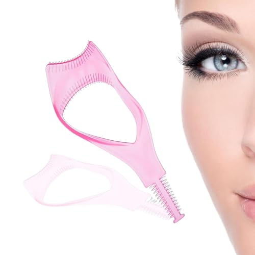 FIMWOLZ Obere Untere Wimpern Mascara Guard Applikator Führungshilfe mit Wimpernkamm 3 in 1 Make-Up Kosmetische Wimpern Werkzeug von FIMWOLZ