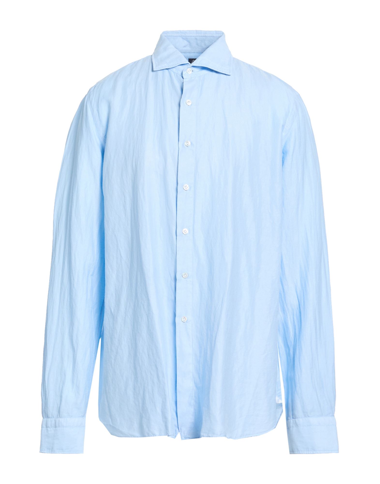 FINAMORE 1925 Hemd Herren Azurblau von FINAMORE 1925