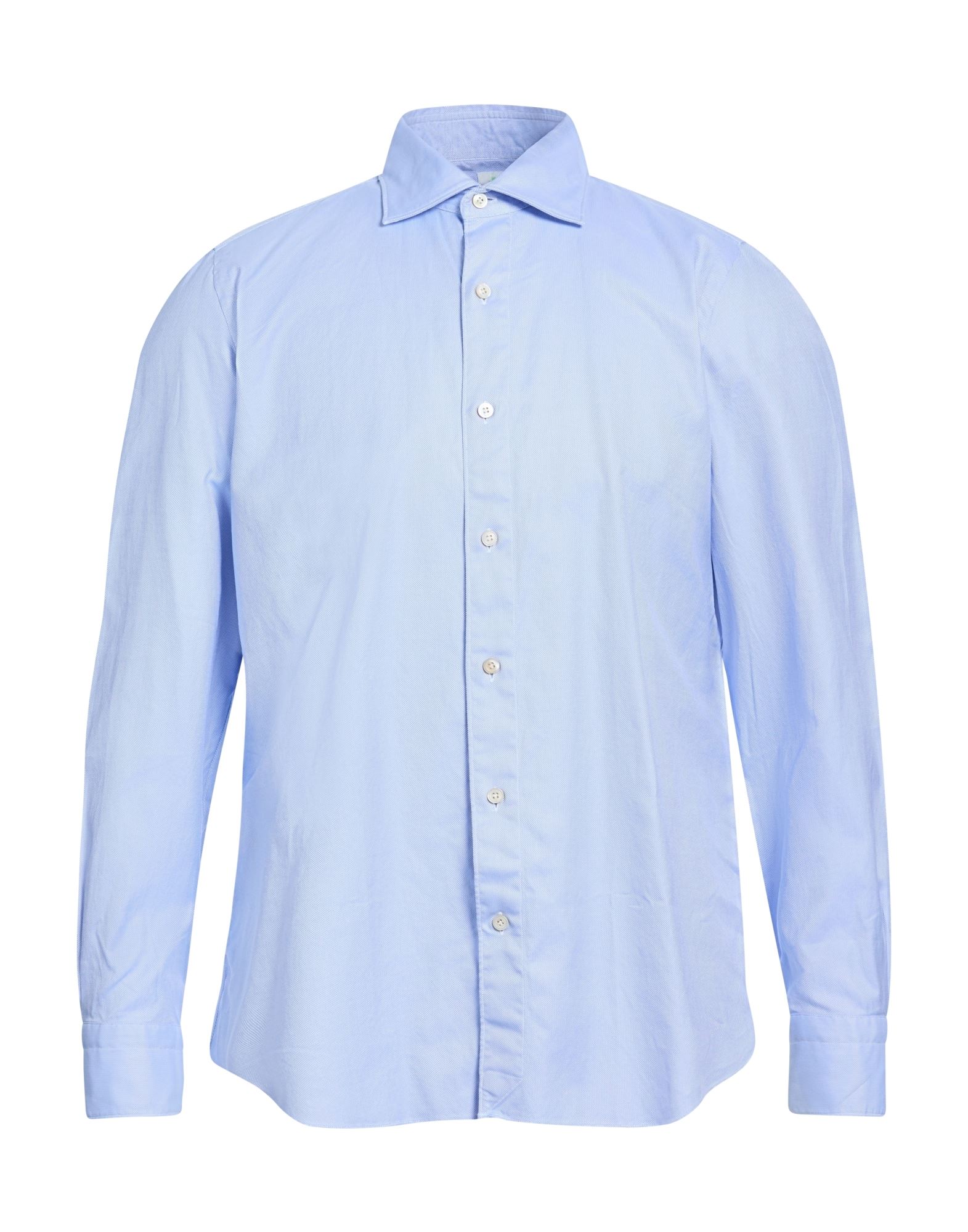 FINAMORE 1925 Hemd Herren Azurblau von FINAMORE 1925