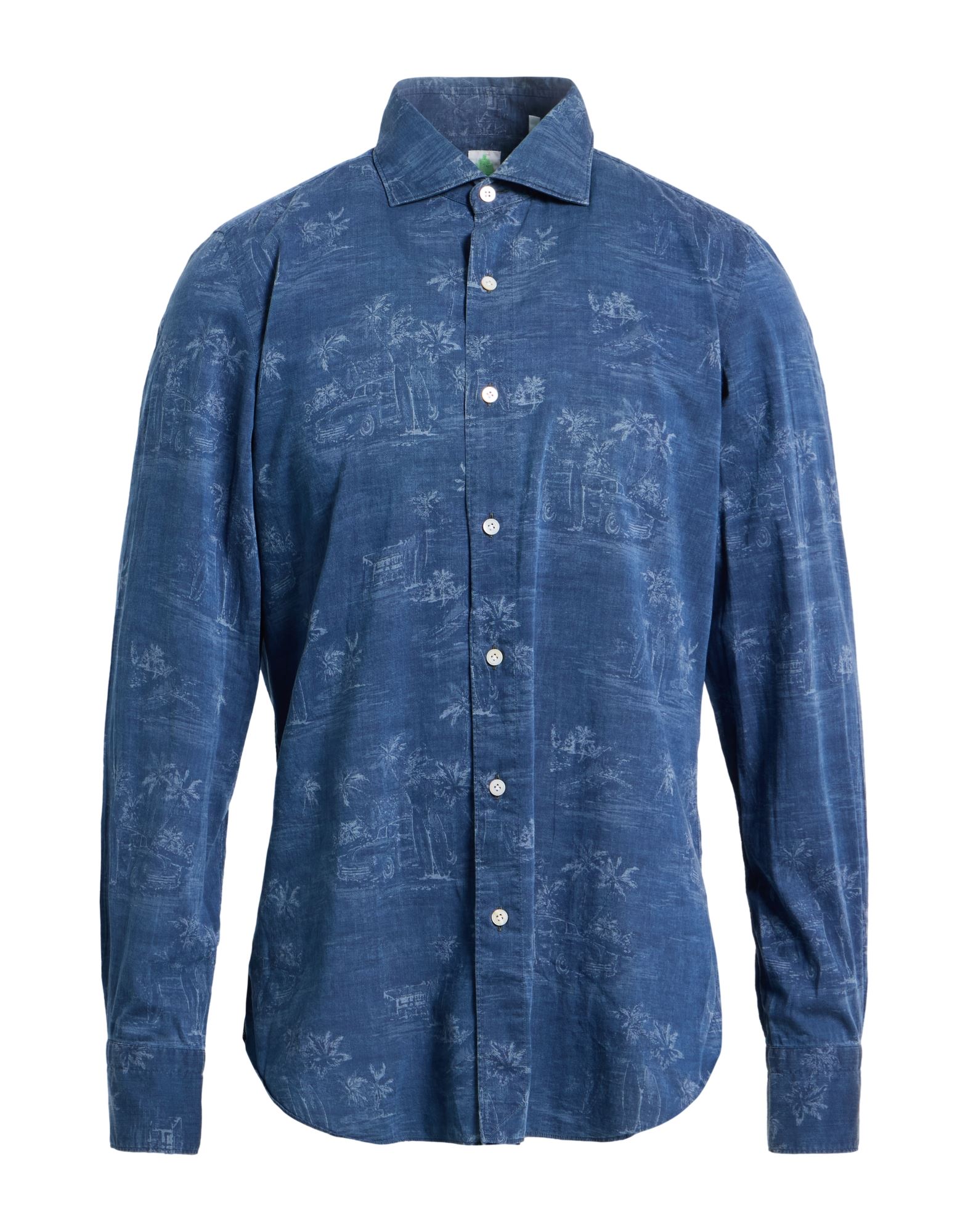 FINAMORE 1925 Hemd Herren Blau von FINAMORE 1925